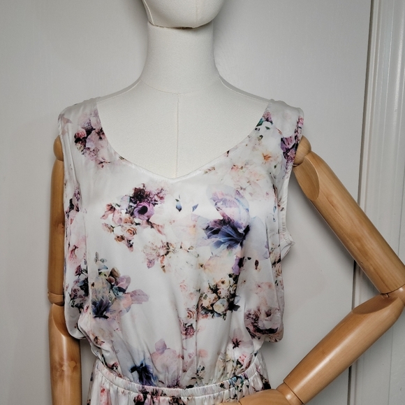 Show Me Your Mumu White Floral Kendall Maxi Dress Size XL Boho Weddin Maxi Dress - Picture 5 of 13